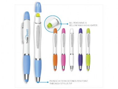 PEN-1717 SORBET STYLUS HIGHLIGHTER PEN AND WAX HIGHLIGHTER with full colour range8